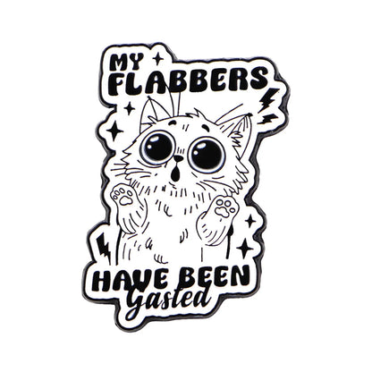Cat Frog Duck Toad Enamel Pin Badge Cute Funny Quotes Brooch Hold On Partner Am I The Drama