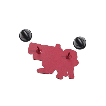 Rizz Em With The Tism Enamel Pin Badge Funny Autism Quote Animal Neurodivergent Autistic Frog Toad