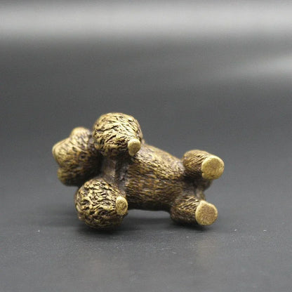 Mini Brass Copper Metal Gorilla Figurine – Desk Buddy Ornament Collectible