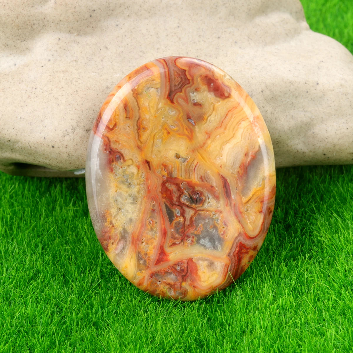 Crystal Sensory Fidget Worry Stones – Smooth Natural Crystal Stones for Anxiety ADHD Autism Meditation Healing Chakra Balance Mental Health Stress Relief
