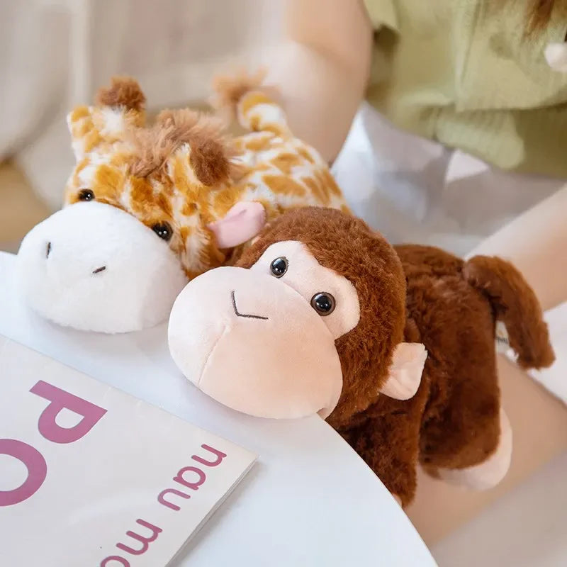 25cm Animal Hand Puppet – Horse, Pig, Lion, Monkey, Fox & More Soft Puppets