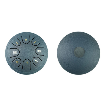 4.5-Inch 8-Tone Steel Garden Rain Drum Tongue Drum – Mini Handpan Drum with Drumstick
