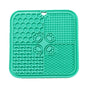 20cm Dog Lick Mat Large Square Dog Cat Pet Slow Feeder Feeding Lick Licking Mat Silicone Suction Cup