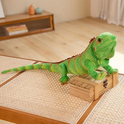 65cm Large Realistic Bearded Dragon Lizard Reptile Plush Soft Toy Poseable