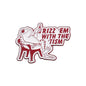 Rizz Em With The Tism Enamel Pin Badge Funny Autism Quote Animal Neurodivergent Autistic Frog Toad