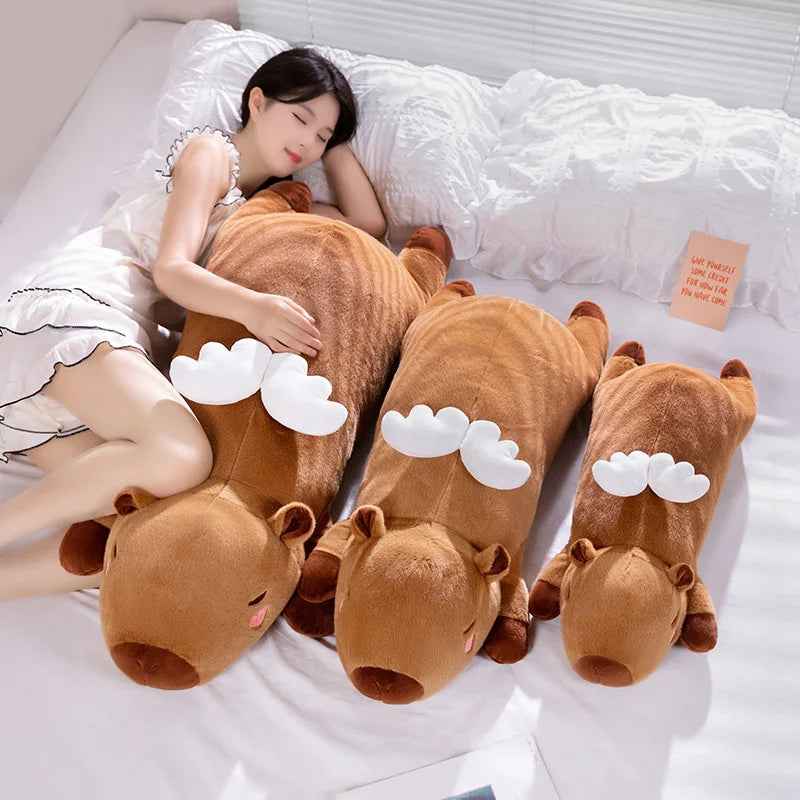 Giant Large Capybara Plush 60-100cm – Cute Capybara Soft Toy Pillow