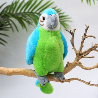Lifelike Bird Plush 20-30cm–Parrot, Peacock, Pelican, Eagle, Cockatoo, Vulture & More Soft Toys