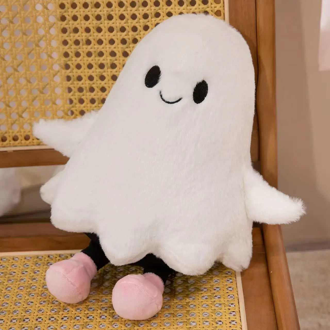 18-30cm Large Ghost Pumpkin Halloween Plush Soft Toy Smiling