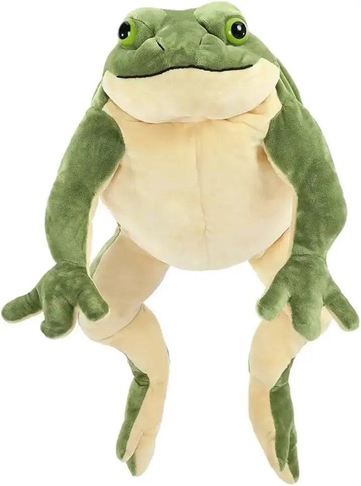Giant Frog Plush Toy – Soft Stuffed Animal Pillow in 28 cm & 58 cm