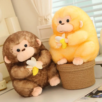 23/30/40cm Large Cute Chubby Monkey Plush Soft Toy
