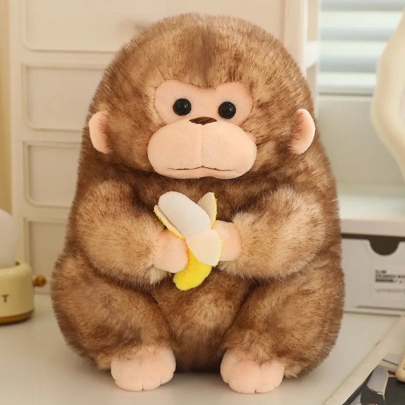 23/30/40cm Large Cute Chubby Monkey Plush Soft Toy