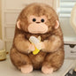 23/30/40cm Large Cute Chubby Monkey Plush Soft Toy