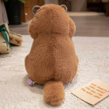 22-35cm Marmot Plush Soft Toy – Chubby Groundhog Plushie