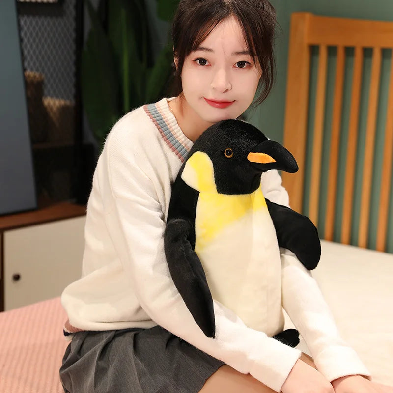 17-45cm Large Realistic Penguin Bird Plush Soft Toy