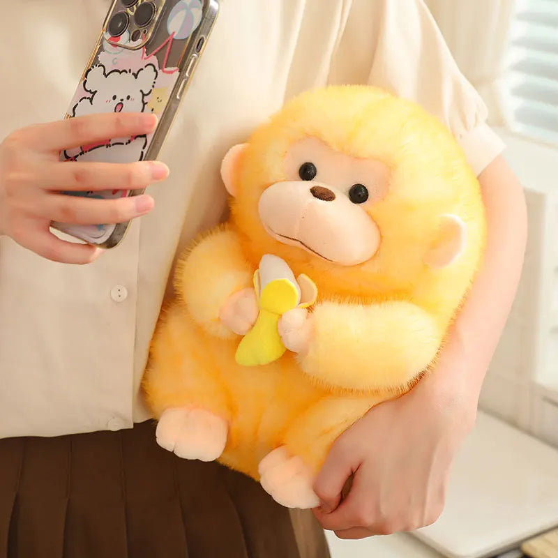 23/30/40cm Large Cute Chubby Monkey Plush Soft Toy