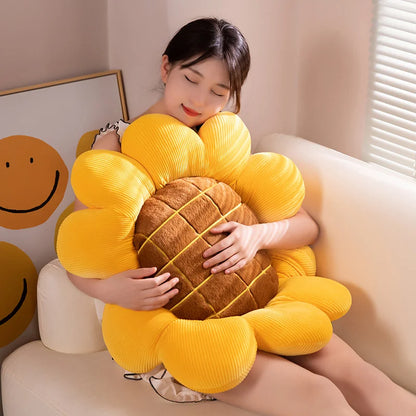 35-70cm Large Sunflower Plush Cushion / Pillow – Flower Pillow Soft Toy