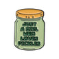 Pickles Lover Enamel Pin Badge Funny Cartoon Pickle Jar Brooches Lapel Bag Badge