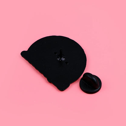 Ew People Funny Sarcastic Black Cat Enamel Brooch Lapel Pin Badge Novelty Gift