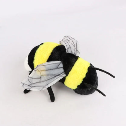 20-26cm Lifelike Bee Plush – Soft Honeybee Stuffed Soft Toy Insect Bug