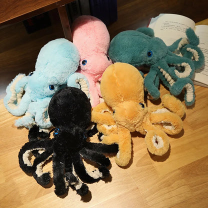 30-90cm Giant Large Octopus Plush Soft Toy – Blue, Pink, Black, Green - Sea-life Plush