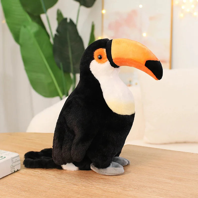Lifelike Bird Plush 20-30cm–Parrot, Peacock, Pelican, Eagle, Cockatoo, Vulture & More Soft Toys