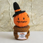 Halloween Pumpkin Ghosts Crochet Knitted Cactus Flower Plant Pot - Spooky Desktop Decoration Gift Seasonal